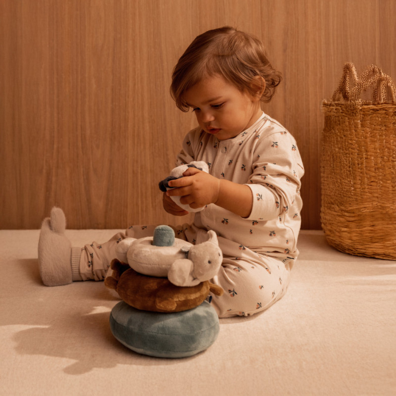 LIEWOOD dětské plyšové bačkory Beth Rabbit Mist