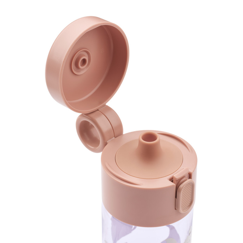 LIEWOOD Láhev na pití Clemence 350 ml Cat / Warm lilac