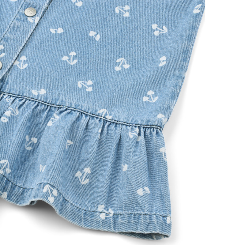 LIEWOOD Sybilla džínové šaty Cherry heart sandy / Denim