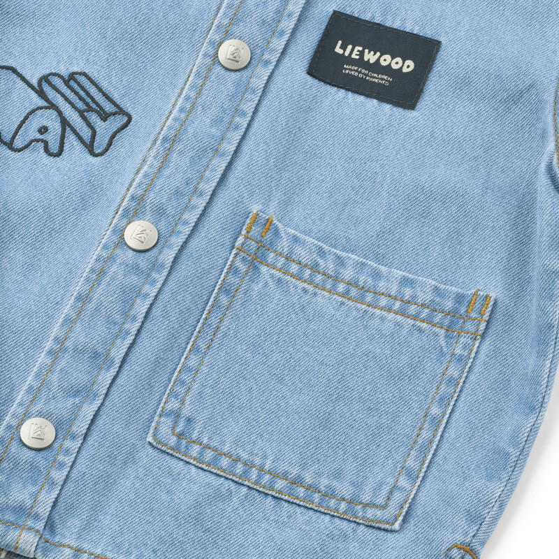 LIEWOOD Dětská džínová košile Greg Play / Denim