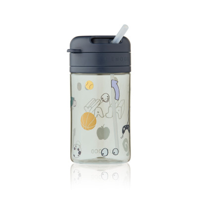 LIEWOOD Pavia hrnek se slámkou 500 ml Play / Dusty Peppermint