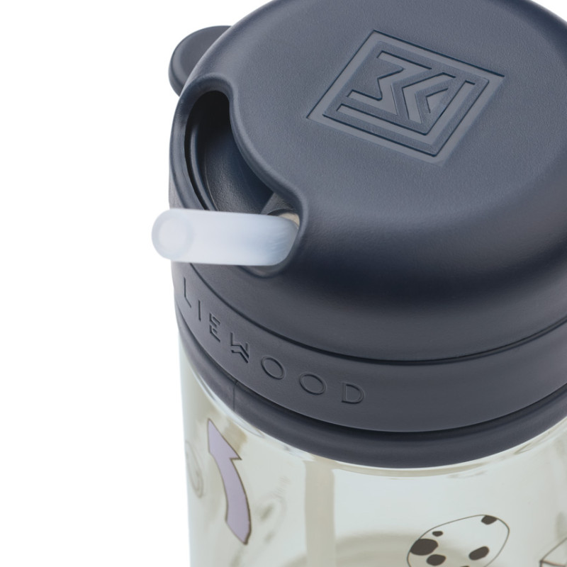 LIEWOOD Pavia hrnek se slámkou 500 ml Play / Dusty Peppermint