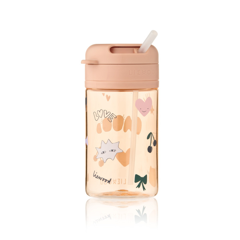 LIEWOOD Pavia hrnek se slámkou 500 ml Mood / Pale Tuscany