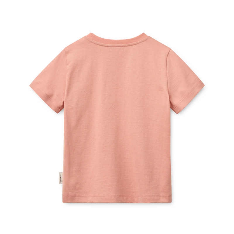 LIEWOOD Francis dětské tričko Cherry heart / Rose blush