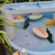 LIEWOOD stolek na hraní Sepp Beach Blue multi mix
