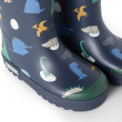 LIEWOOD dětské zateplené holínky Mason Dino roar / Classic navy