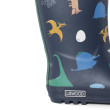 LIEWOOD dětské zateplené holínky Mason Dino roar / Classic navy