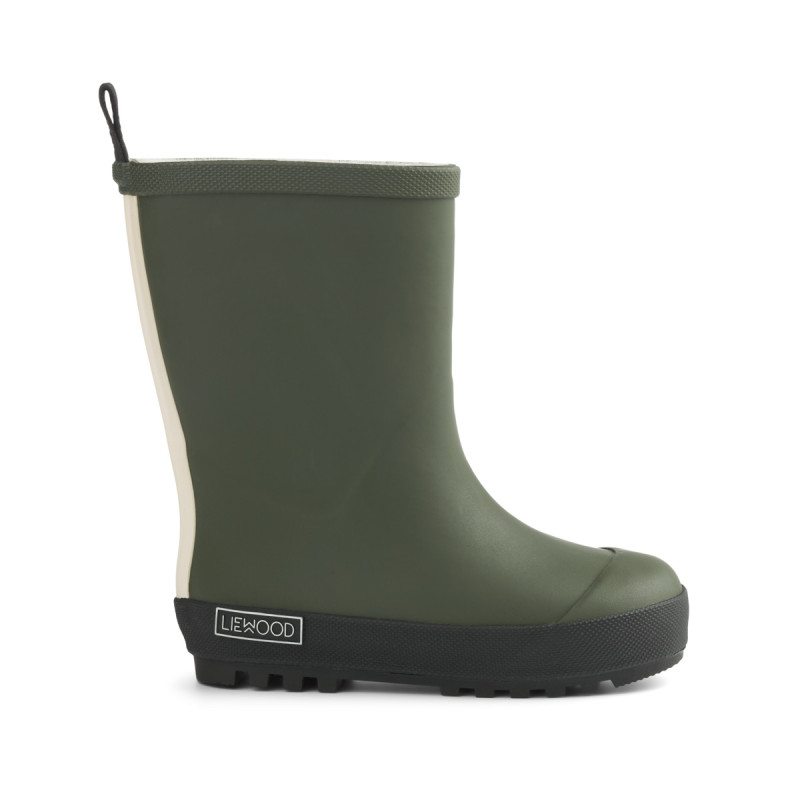 LIEWOOD dětské zateplené holínky Mason Hunter green