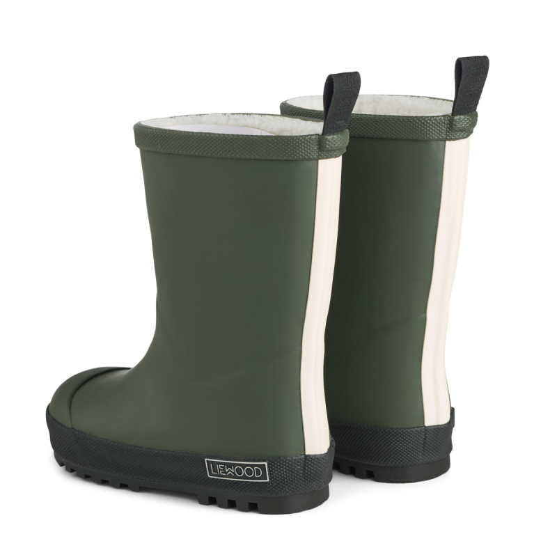 LIEWOOD dětské zateplené holínky Mason Hunter green
