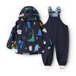 LIEWOOD nepromokavá souprava Manu Dino roar / Classic navy