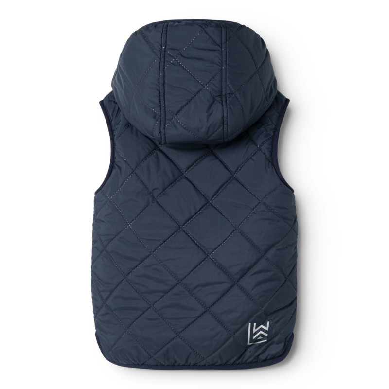 LIEWOOD dětská oboustranná vesta Diana Classic navy mix