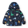 LIEWOOD Polle péřová bunda Dino roar / Classic navy