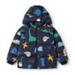 LIEWOOD Polle péřová bunda Dino roar / Classic navy