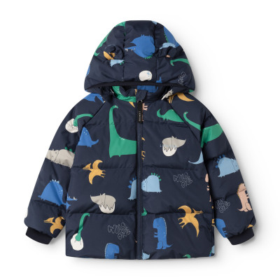 LIEWOOD Polle péřová bunda Dino roar / Classic navy