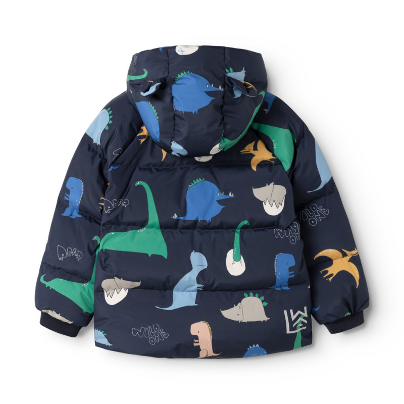 LIEWOOD Polle péřová bunda Dino roar / Classic navy