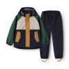 LIEWOOD nepromokavý set Pedia – bunda a kalhoty Garden green multi mix