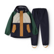 LIEWOOD nepromokavý set Pedia – bunda a kalhoty Garden green multi mix
