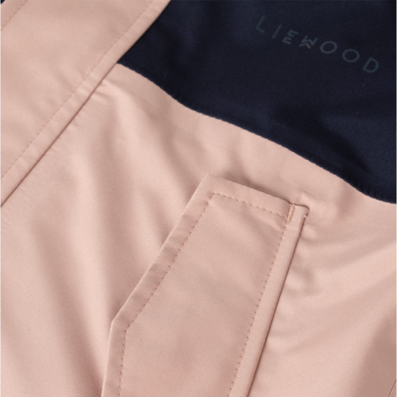 LIEWOOD nepromokavý set Pedia – bunda a kalhoty Pale tuscany multi mix