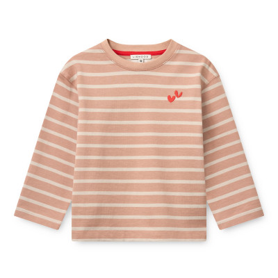 LIEWOOD TYLER pruhované tričko s dlouhým rukávem Pale Tuscany / Sandy Stripe