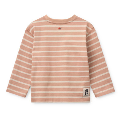 LIEWOOD TYLER pruhované tričko s dlouhým rukávem Pale Tuscany / Sandy Stripe