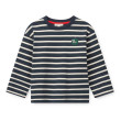 LIEWOOD TYLER pruhované tričko s dlouhým rukávem Classic Navy / creme de la creme