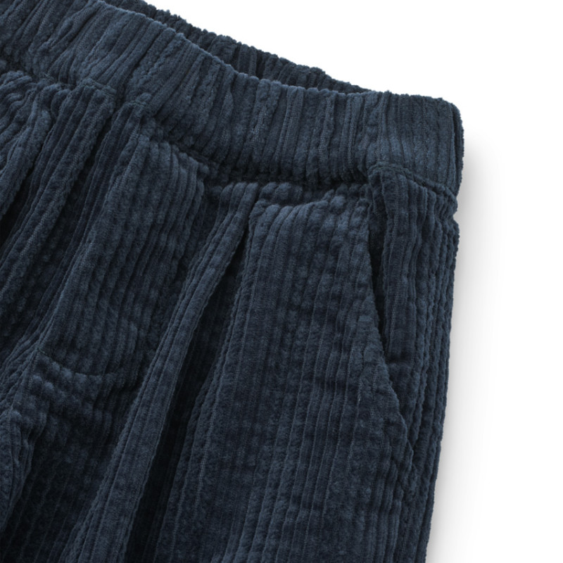 LIEWOOD BORRIS Dětské manšestrové kalhoty Classic navy