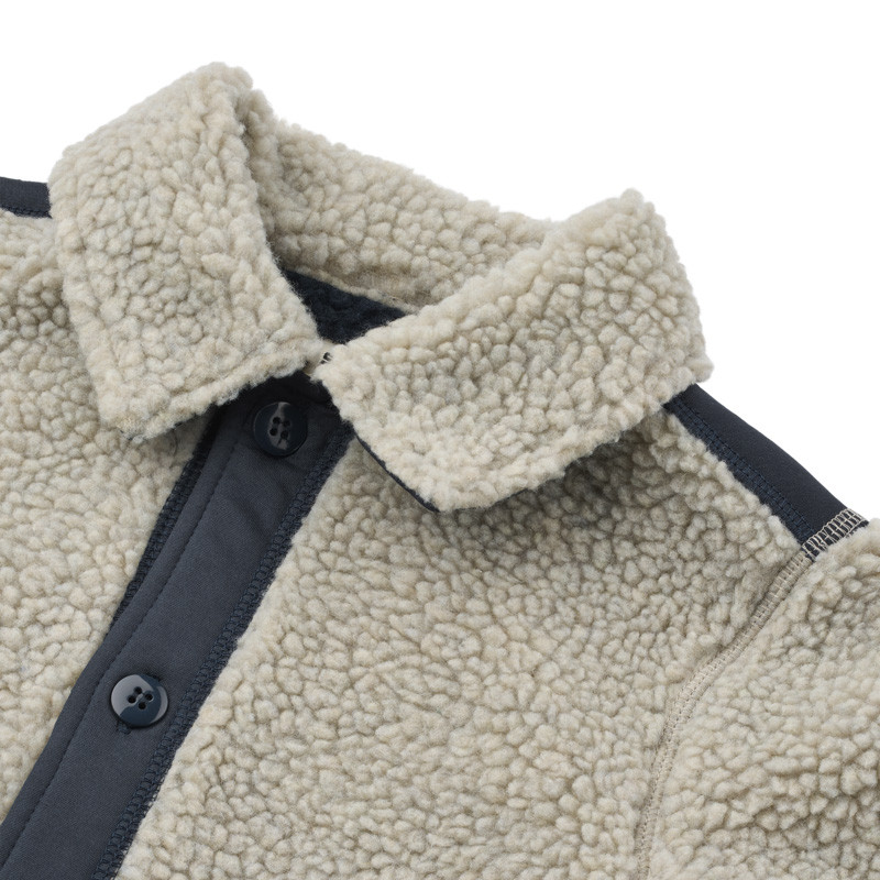 LIEWOOD ELIAN dětská fleecová košile Mist / Classic navy