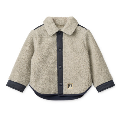 LIEWOOD ELIAN dětská fleecová košile Mist / Classic navy