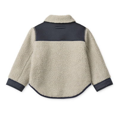 LIEWOOD ELIAN dětská fleecová košile Mist / Classic navy