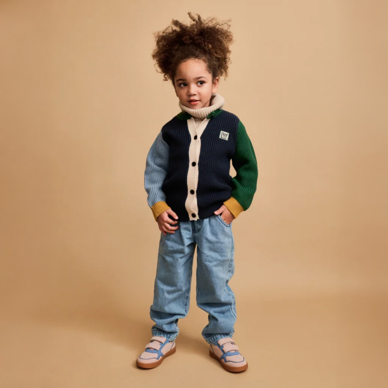 LIEWOOD THEA bavlněný kardigan Classic navy multi mix