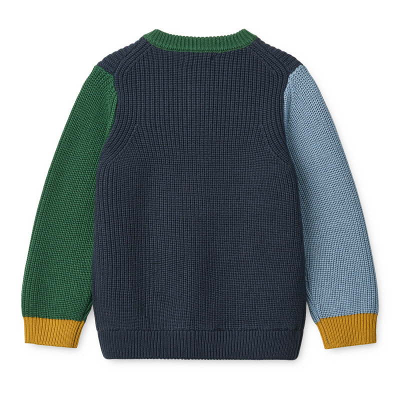 LIEWOOD THEA bavlněný kardigan Classic navy multi mix