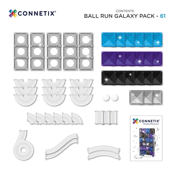 Magnetická stavebnice CONNETIX® Ball Run Galaxy Pack 61 ks Magnetická stavebnice CONNETIX® Ball Run Galaxy Pack 61 ks