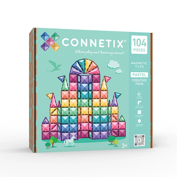 CONNETIX® Pastel Creative Pack 104 ks CONNETIX® Pastel Creative Pack 104 ks