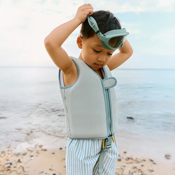 LIEWOOD Duke pruhované plavecké šortky Stripe Peppermint