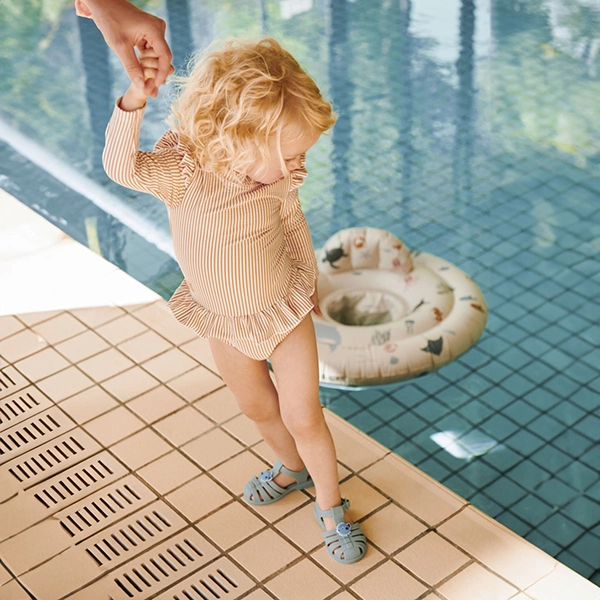 LIEWOOD sandály Bre Beach s ozdobami Puffer / peppermint