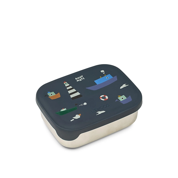 LIEWOOD Svačinový box Arthur Sailing / Classic navy