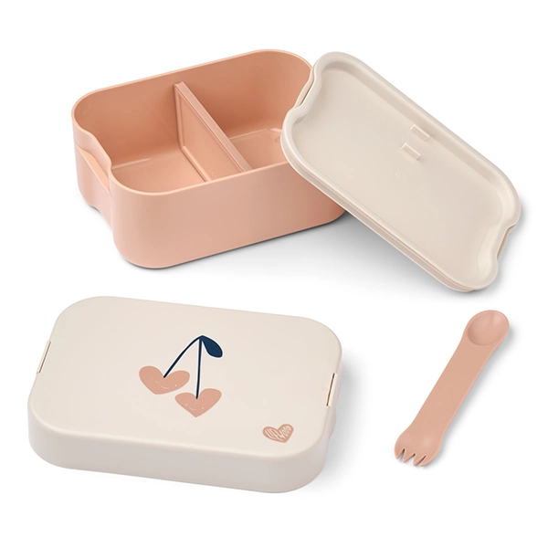 LIEWOOD dětský svačinový box Kamil Sweetheart / Sandy