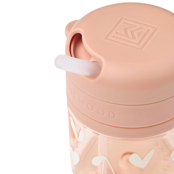 LIEWOOD Pavia tritanový hrnek s brčkem 280 ml Sweethearts / Pale tuscany