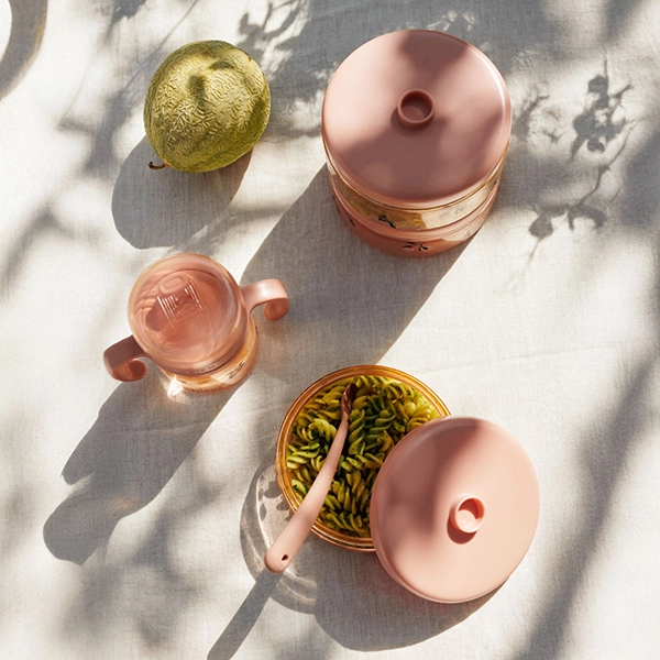 LIEWOOD Tritanové dózy na jídlo Dominique 500 ml 2 ks Peach / Sea shell