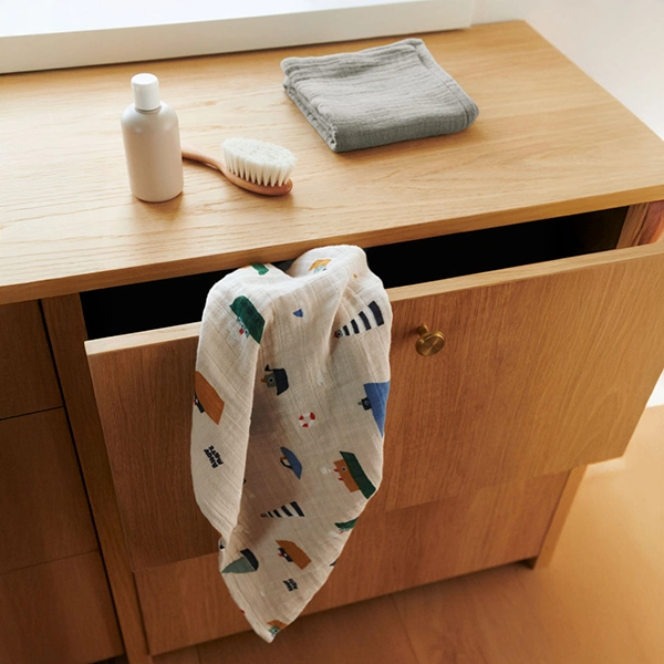 LIEWOOD mušelínové plenky Lewis 2 kusy Sailing / Dove blue mix