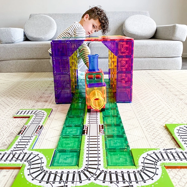 Magnetické kartičky kolejnice 36 ks