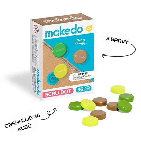 Makedo Krytky na šrouby