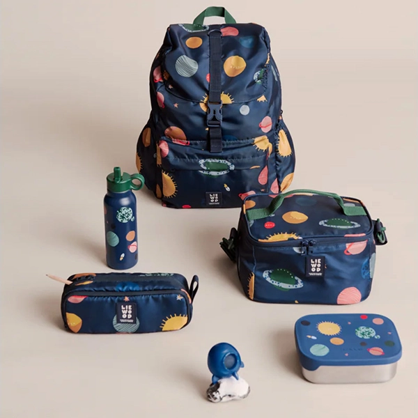 LIEWOOD termo taška na oběd Toby Universe / Classic Navy